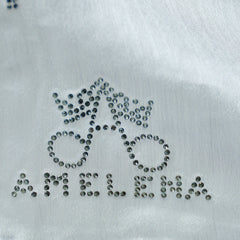 Ombre Crystal Veil-Hijab (Silver Hues)