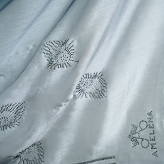 Ombre Crystal Veil-Hijab (Silver Hues)