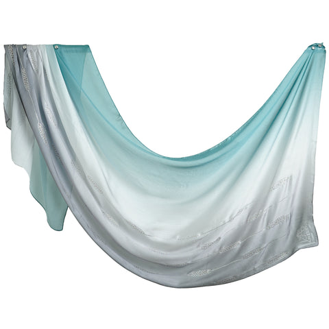 Ombre Crystal Veil-Hijab (Coral Reef)