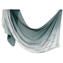 Ombre Crystal Veil-Hijab (Dark Grey)