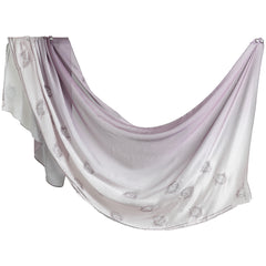 Ombre Crystal Veil-Hijab (Light Lavender - Nude)
