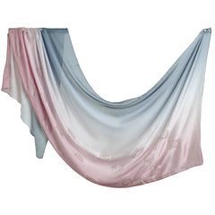 Ombre Crystal Veil-Hijab (Silver Pink)