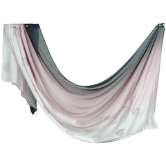 Ombre Crystal Veil-Hijab (Dark Grey-pink)