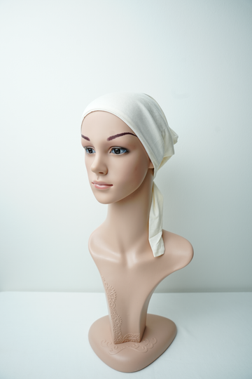 Satin/Silk Lined Tie Back Undercap Pink