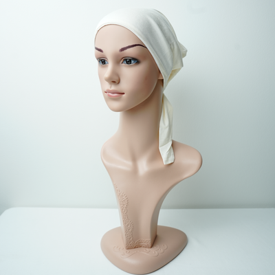 Satin/Silk Lined Tie Back Undercap Pink
