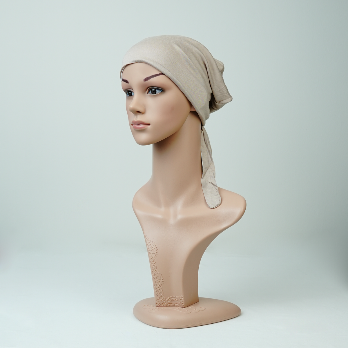 Satin/Silk Lined Tie Back Undercap Pink