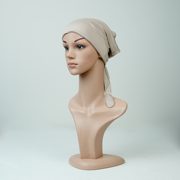 Satin/Silk Lined Tie Back Undercap Pink