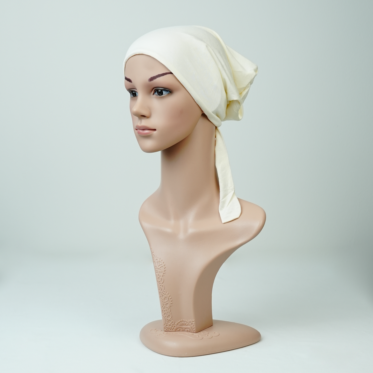 Satin/Silk Lined Tie Back Undercap Pink
