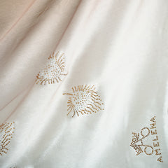 Ombre Crystal Veil-Hijab (light Brown- nude)