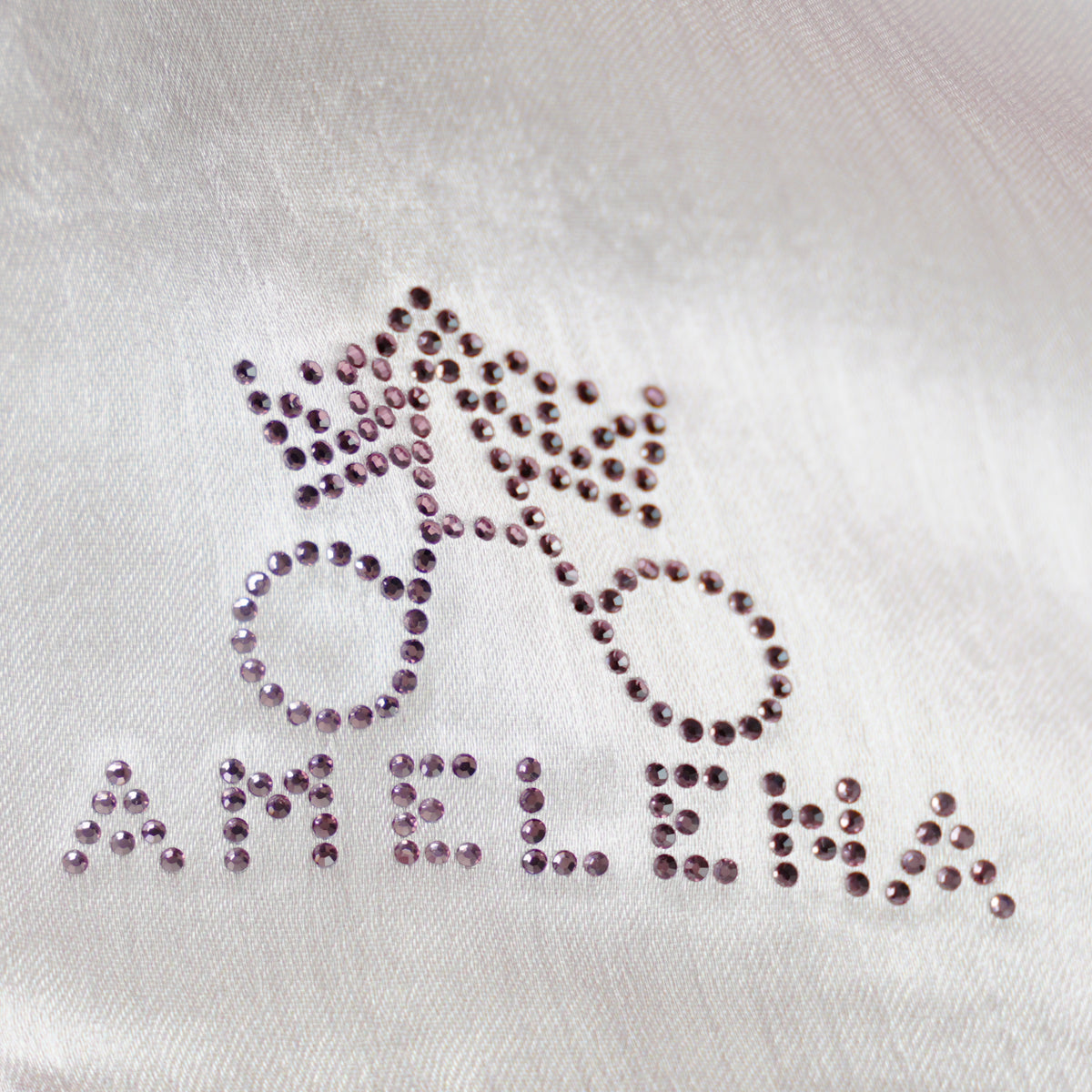 Ombre Crystal Veil-Hijab (Light Lavender - Nude)