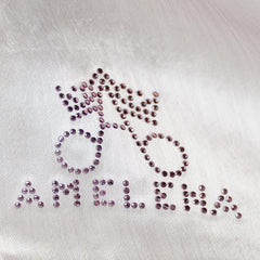 Ombre Crystal Veil-Hijab (Light Lavender - Nude)