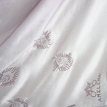 Ombre Crystal Veil-Hijab (Light Lavender - Nude)