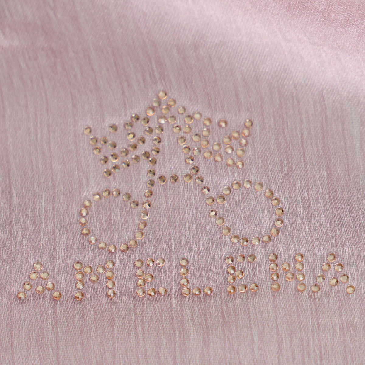Ombre Crystal Veil-Hijab (Silver Pink)