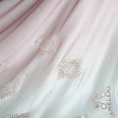 Ombre Crystal Veil-Hijab (Dark Grey-pink)