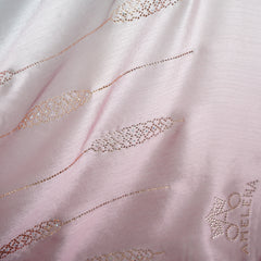 Ombre Crystal Veil-Hijab (Silver Grey - Pink)