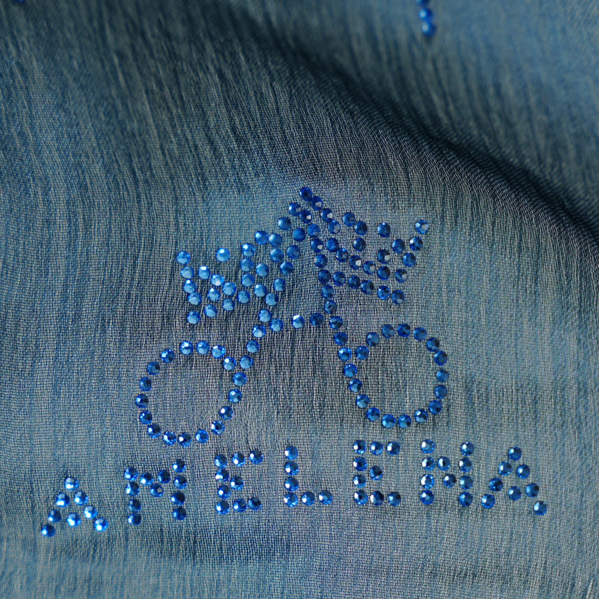 Ombre Crystal Veil-Hijab (Nude-Navy)