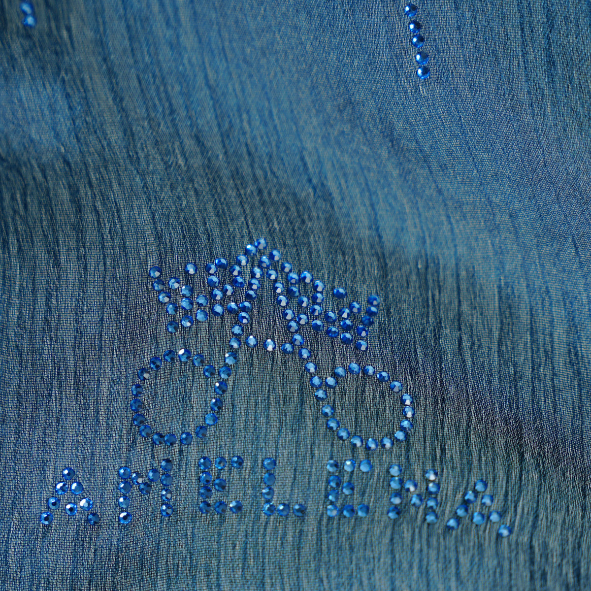 Ombre Crystal Veil-Hijab (Latte-Navy)