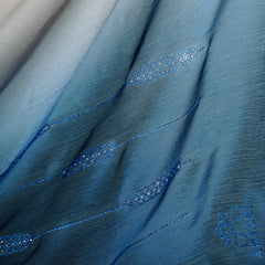 Ombre Crystal Veil-Hijab (Latte-Navy)