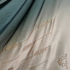Ombre Crystal Veil-Hijab (Green-Latte)