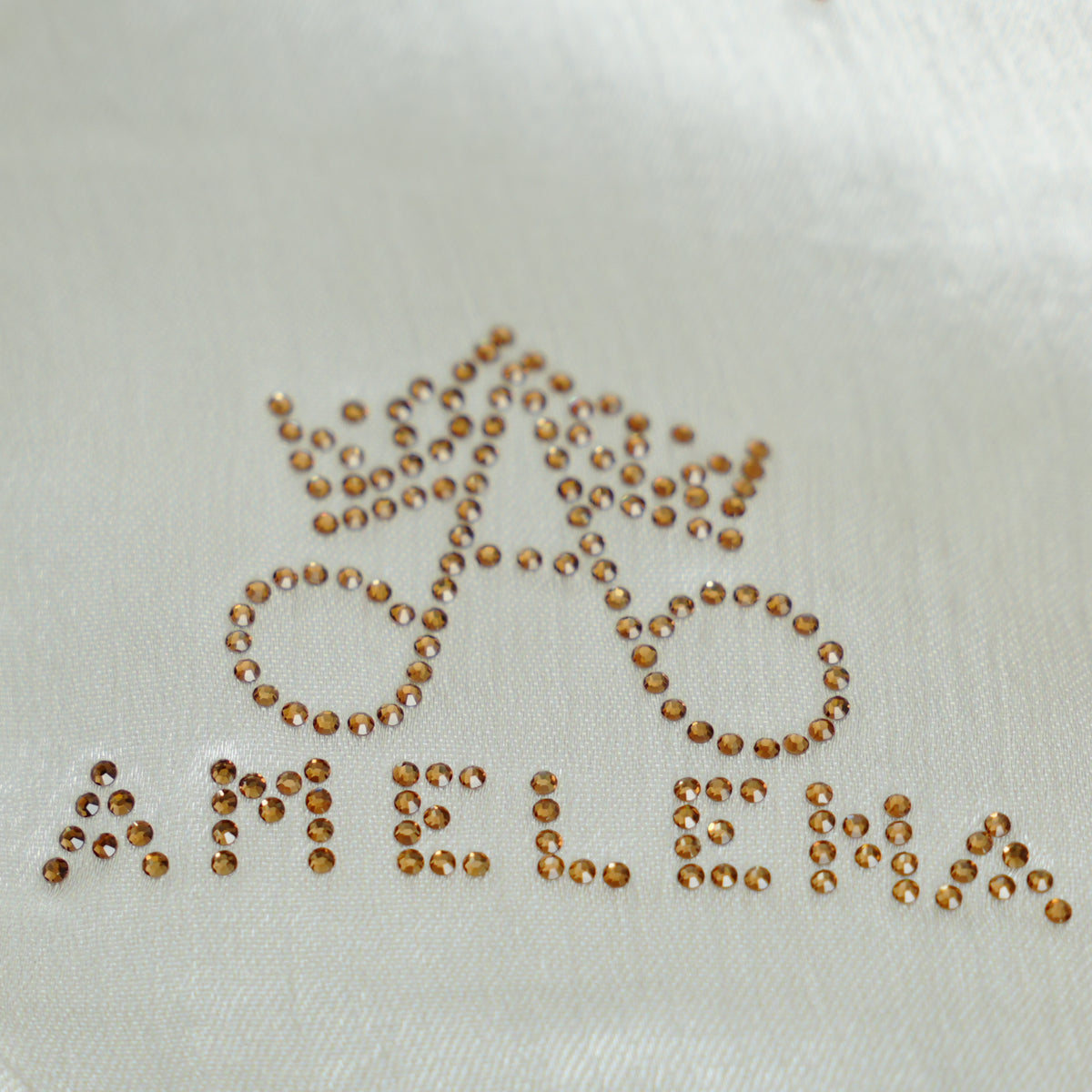 Ombre Crystal Veil-Hijab (Brown-Latte)