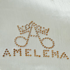 Ombre Crystal Veil-Hijab (Brown-Latte)