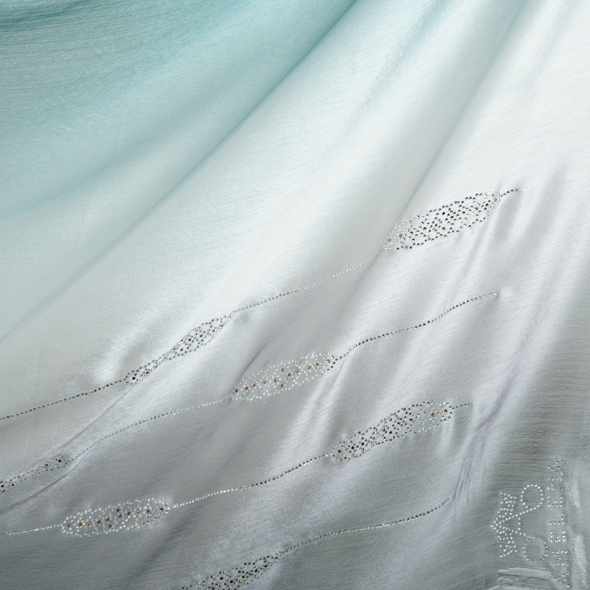Ombre Crystal Veil-Hijab (Coral Reef)