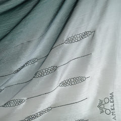 Ombre Crystal Veil-Hijab (Dark Grey)