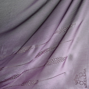 Ombre Crystal Veil-Hijab (Lavender Hues)