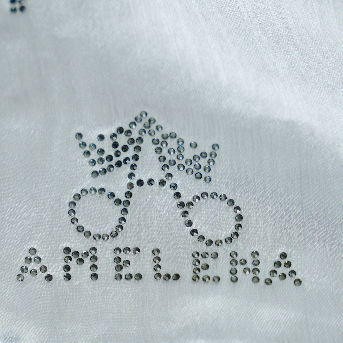 Ombre Crystal Veil-Hijab (Silver Hues)