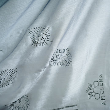 Ombre Crystal Veil-Hijab (Silver Hues)