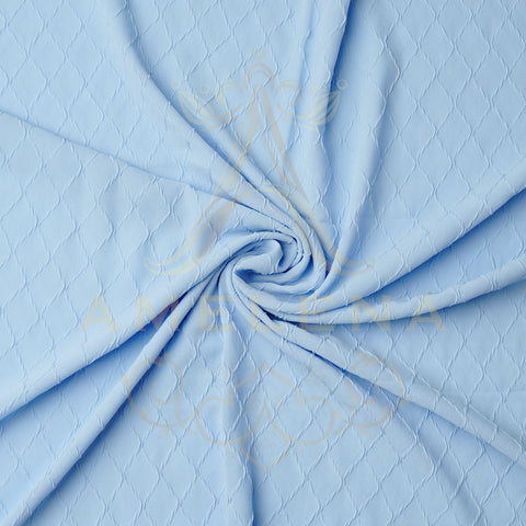 Diamond Georgette Sky Blue