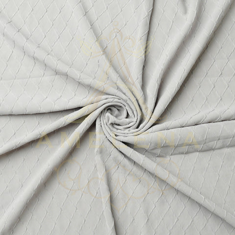 Diamond Georgette Silver-Grey