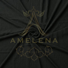 Diamond Georgette Black