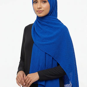 Diamond Georgette Royal Blue