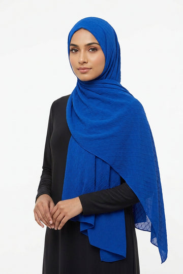 Diamond Georgette Royal Blue