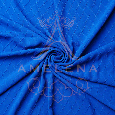 Diamond Georgette Royal Blue
