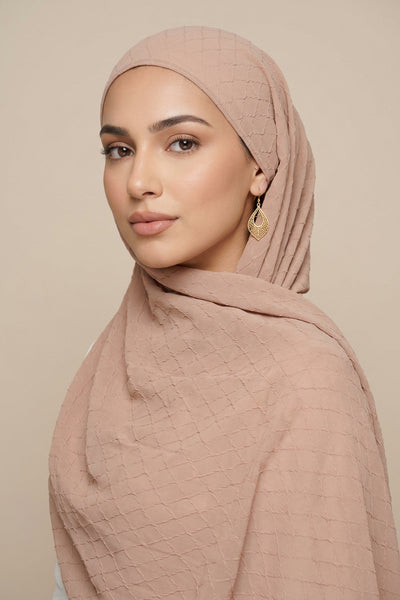 Diamond Georgette Mocha