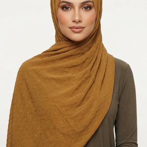 Diamond Georgette Rustic Brown
