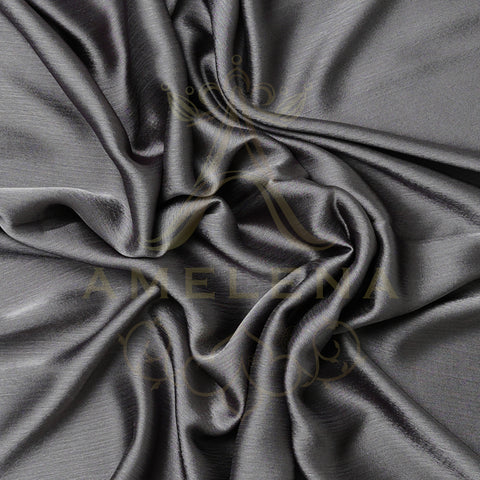 Silk-Chiffon Charcoal
