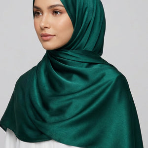 Silk-Satin Royal Green