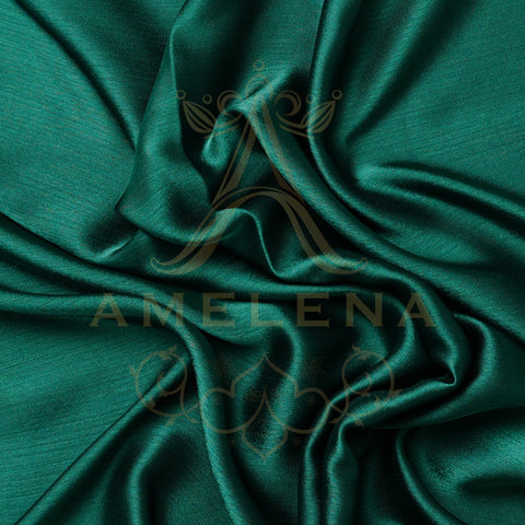 Silk-Chiffon Royal Green