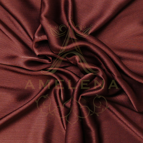 Silk-Chiffon Morroon
