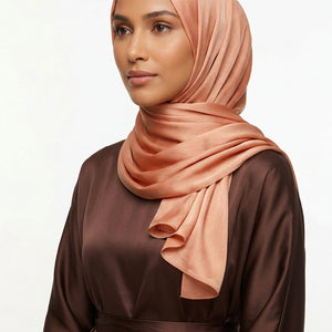 Silk-Satin Rusty Orange