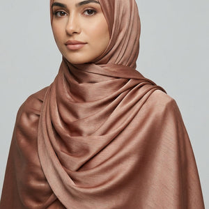 Close-up of brown fabric with visible texture