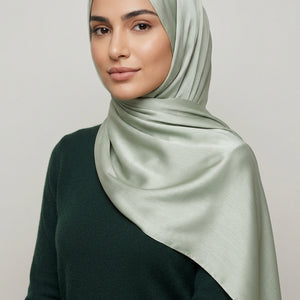 Silk-Satin Dark pistachio