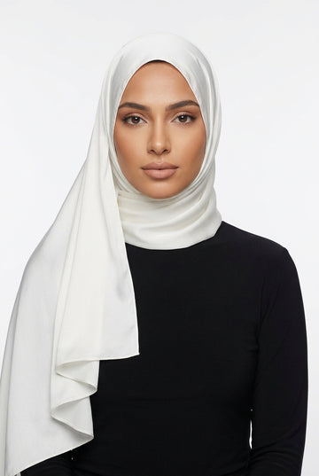 Silk-Satin White