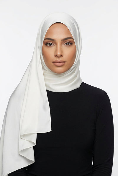 Silk-Satin White