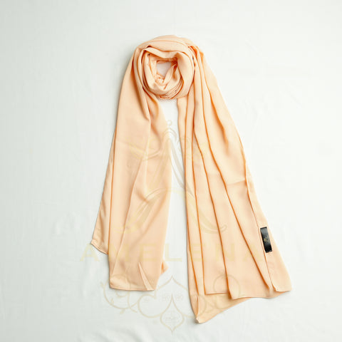 Premium-Chiffon Sun-Peach