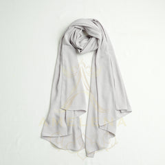 Premium-Chiffon Light Grey