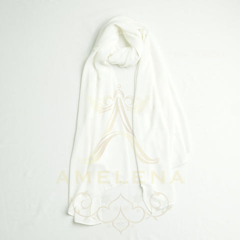 Premium-Chiffon White